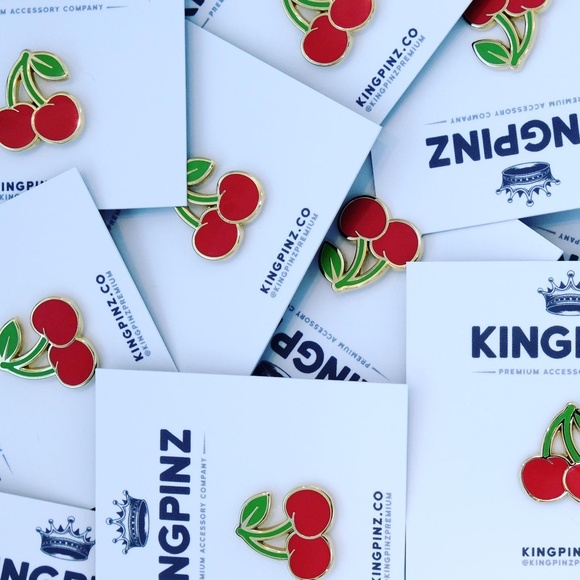 Cherry Lapel Pin - Picture 2 of 2